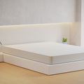 An animation of a bed made with Slumber Cloud products absorbing and releasing body heat from sleepers.