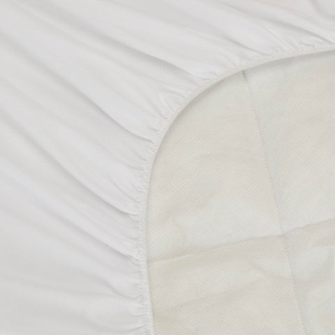 The skirting fabric of the Slumber Cloud Core Mattress Pad