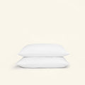 The Slumber Cloud Core Pillow Covers with temperature regulation technology fitted on pillows